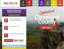 Tablet Screenshot of clevelandchamber.org