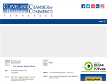 Tablet Screenshot of clevelandchamber.com